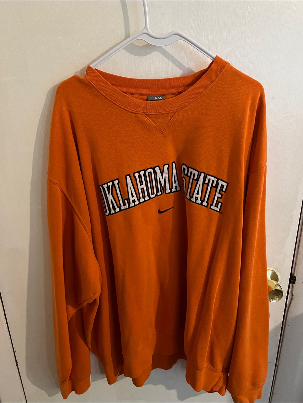 Nike Orange Oklahoma State Pullover Sweatshirt